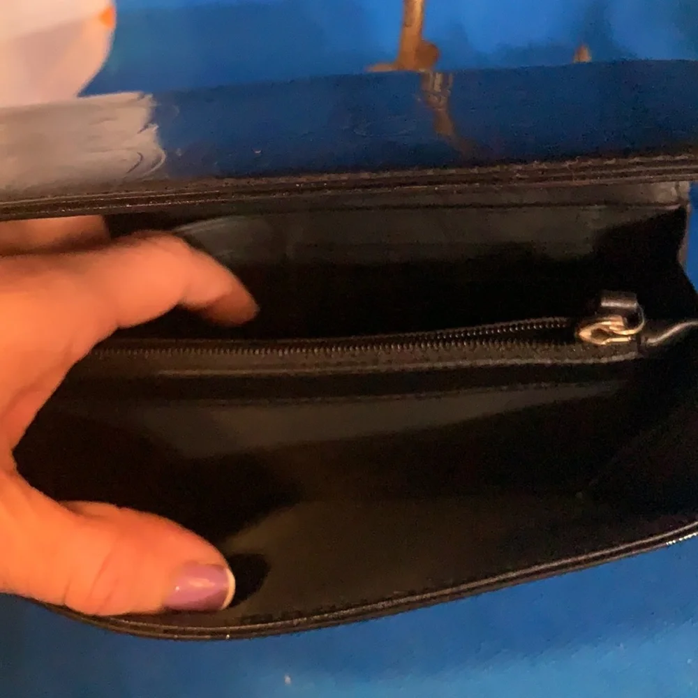 Dior signature Patent‎ Leather Wallet